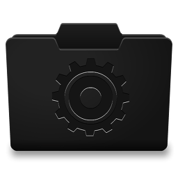 Black Options Icon 256x256 png